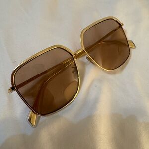 Celine Gold Frame Sunglasses